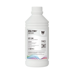 White DTF Pigment Ink 1 KG Bottle